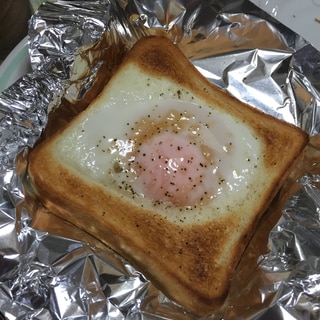 簡単たまご食パン